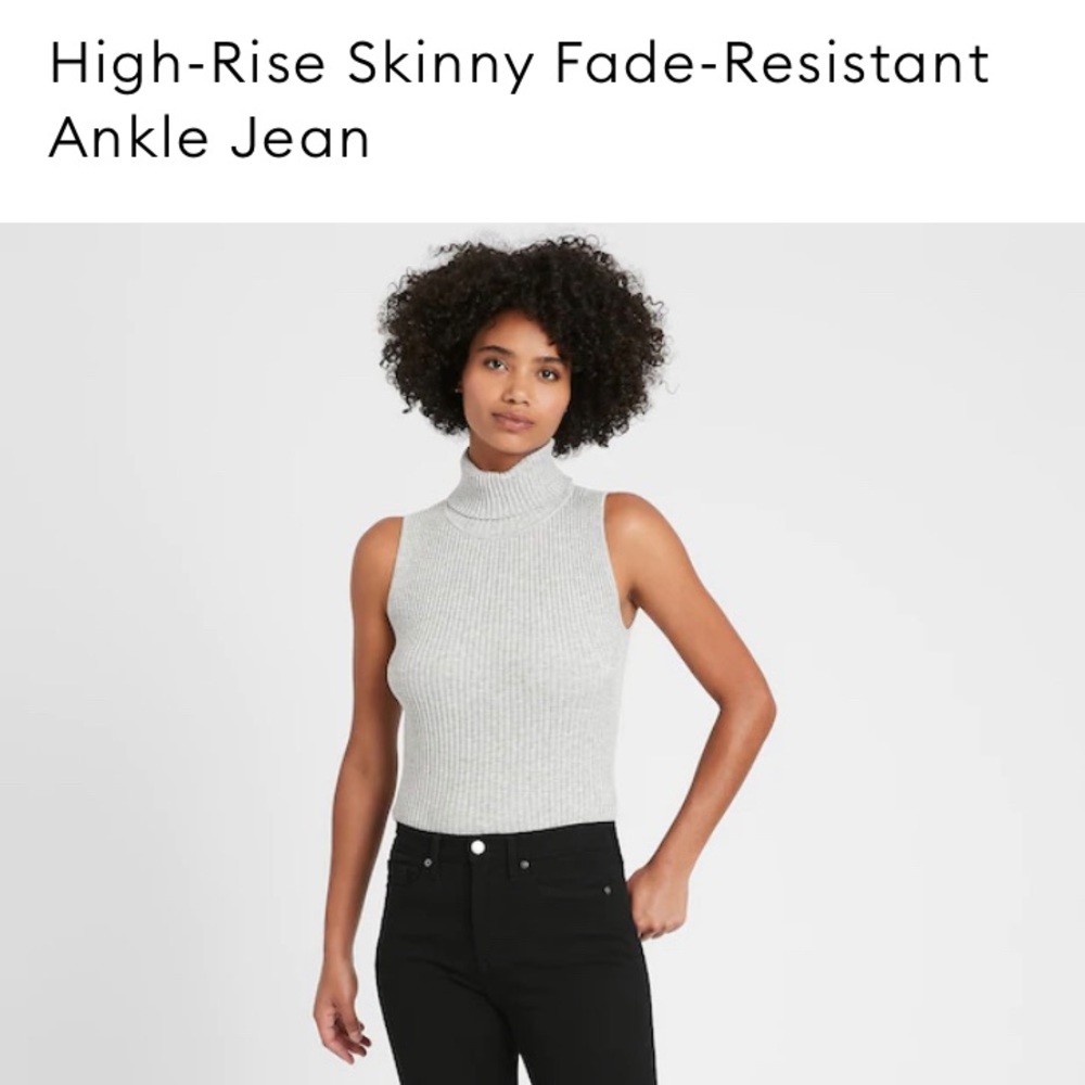 Banana Republic high rise skinny jean